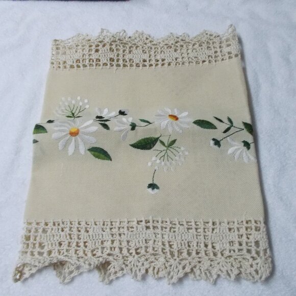 NWOT Austrian linen floral table or dresser runner - Picture 2 of 2